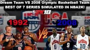 The men's national basketball team of the united states won the gold medal at the 2008 summer olympics in beijing, china. Dream Team Vs 2008 Olympic Basketball Team Best Of 7 Series Simulated In Nab2k18 Youtube