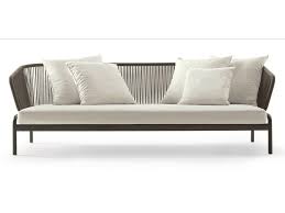3 Seater Stainless Steel Sofa Spool 3 Seater Sofa By Roda Steel Sofa Outdoor Sofa Sofa Design