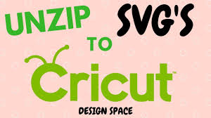 Download How To Unzip An Svg File And Import Into Cricut Design Space Youtube