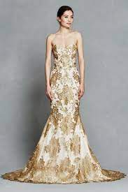 Gold And White Wedding Dresses Gold Wedding Dress Spring 2017 Wedding Dresses Spring Wedding Dress