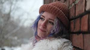 Swingset in winter forrest 4K