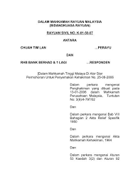 Things that i have done: Dalam Mahkamah Rayuan Malaysia Bidangkuasa