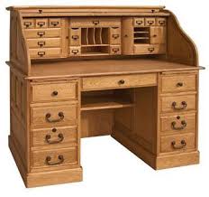 Create a home office with a desk that will suit your work style. 54 Oak Deluxe Executive Rolltop Desk Antique Harvest