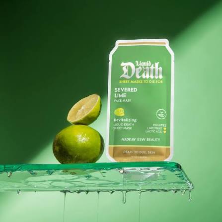 Severed Lime Revitalizing Liquid Death Face Mask | ESW Beauty