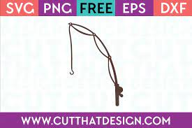 Download Fishing Pole Design 1 Cut That Design