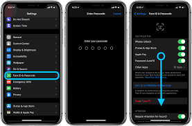 Find face id & passcode. Iphone How To Change Passcode Skip Face Id 9to5mac