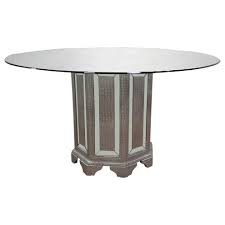Knox 60 round dining table, storm gray reclaimed wood by mandalay home furnishings, inc. Tuxedo Mirrored 60 Inch Round Dining Table