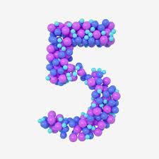 C4d Balloon Stereo Number 5 5 C4d 3d Png Transparent Clipart Image And Psd File For Free Download Balloons Purple Balloons Happy Birthday Balloon Banner
