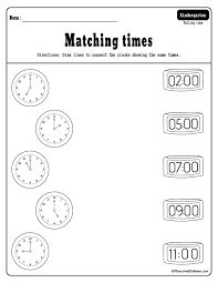 Telling Time To The Hour Worksheets Kindergarten Telling Time Time Worksheets Elementary Worksheets