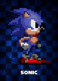 Pixelated Sonic The Hedgehog Characters Sonic The Hedgehog Displate Artwork By Artist Beegeedoubleyou Par Imagenes De Videojuegos Dibujos Pixelados Dibujos