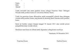 Seperti dipahami kalau surat kuasa yakni surat yang diisi pelimpahan kuasa atau wewenang dari satu orang pada orang lain yang disadari agar dapat bertindak seperti orang yang memberikan kuasa yang disebut wakil dari pemberi kuasa, sebab pemberi kuasa tidak dapat melakukannya sendiri. Contoh Surat Wakil Kuasa Ambil Geran Tanah