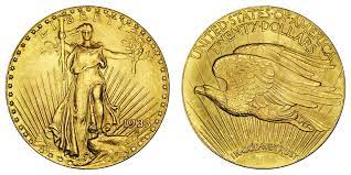 Unlike the other eagle denominations, the double eagle was always minted with 90% gold and 10% copper (as that was already the standard at the time of its inception). 1933 Saint Gaudens Gold 20 Double Eagle With Motto In God We Trust Coin Value Prices Photos Info