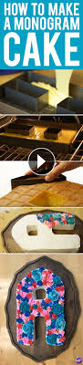 Learn How To Make A Monogram Cake To Personalize A Great Event Whether It S A Birthday Wedding Anniversary Or Even Monogram Cake Cake Pan Set Alphabet Cake