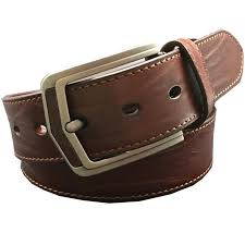 Handmade Cool Dark Red Brown Leather Mens Belt Light Red Brown Leather Ichainwallets