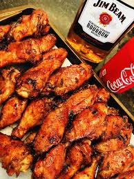 Jim Beam And Coke Glazed Chicken Wings Cooks Well With Others Glazed Chicken Wings Smoked Food Recipes Chicken Wings