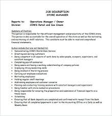 Store Operation Manager Job Description Free Template Assistant Store Manager Resume Here Is Manager Resume Operations Management Job Description Template
