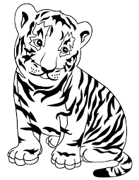 Set off fireworks to wish amer. Adorable Baby Tiger Coloring Page Free Printable Coloring Pages For Kids