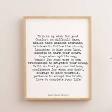 Emerson Inspirational Quote Print Featuring A Ralph Waldo Etsy In 2020 Emerson Quotes Niece Quotes Fathers Day Quotes