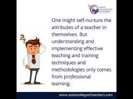 Why Is Teacher Training Important Know The Answer Effective Teaching Teacher Training International Teaching