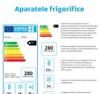 Eticheta energetică frigider