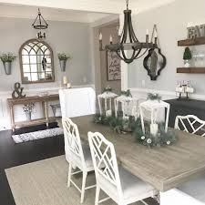 Lending vibrant colors to the space is the bold print on the back wall. Full Size Decorating Dining Room Theme Ideas Wall Collage Chair Rustic House N Decor