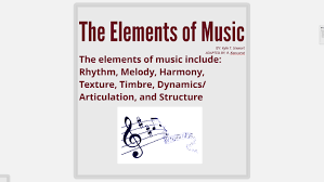 Music consists of three primary elements: Elements Of Music Song Form By R Koncurat