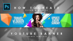 How to create a youtube banner. How To Create Clean Modern Youtube Channel Art Youtube Banner Photoshop Tutorials Youtube