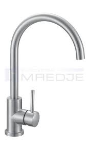 Cecipa wasserhahn küche ausziehbar, küchenarmatur mit brause zwei wasserstrahlarten, einhebel spültischarmatur 360° schwenkbar, mischbatterie küche edelstahl gebürstet hochdruck. Designer Edelstahl Inox Kuchen Armatur Round Matt Geburstet Schwenkbar