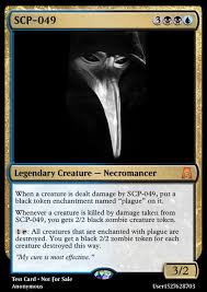 I measured my mtg cards and noticed that they are approximately 3.5 tall and 2.5 wide (if you want to get really precise they are about 2.42 wide and 3.42 tall). I Made A Mtg Card For 049 Scp