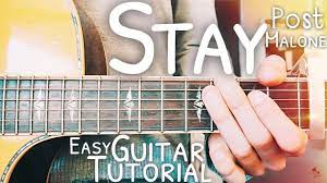 Stay Post Malone Guitar Lesson For Beginners Stay Guitar Lesson 475 Guitar Lessons For Beginners Guitar Lessons Guitar Tabs Songs