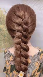 Cute Simple Braided Hairstyle For Long Hair Hairstyle Tutorial Cute Simple Braided Hairstyle For Long Hair Styles Braided Hairstyles Easy Braids For Long Hair