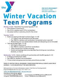 A music > pop quiz : Burbank Ymca Offers Winter Vacation Teen Activities North Reading Ma Patch