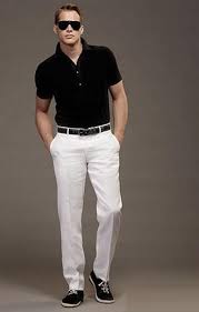 Black And White Pants Men Polo And White Pants Men S Google Search Moda Casual Hombre Estilos De Moda Masculina Ropa De Caballero