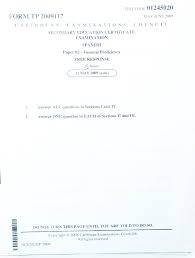 Welcome to past exam papers here you will find free past exam papers and free question papers for grade 10, 11 and 12 in pdf format. Cxc Csec Spanish Paper 2 2009 Pdf Document
