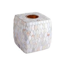 Ideal for hanging toilet paper, this durable toilet paper holder 11 is crafted from cast iron. Whole Housewares Mosaic Glass Tissue Holder Decorative Tissue Cover Square Box Shell Buy Online In Dominica At Dominica Desertcart Com Productid 150784475