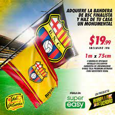 Puedes comprar ahora tubanderaonline en vdk flags y recibirlo cómodamente en tu casa. Barcelona S C On Twitter Identifica Tu Hogar Como La Fortaleza Del Campeon Con La Bandera Oficial Bsc Maxima Calidad Para Apoyar Tu Pasion Con El Sello De Un Producto Original Amarillodeverdad