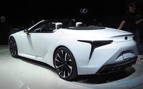 Build your own lc luxury coupe. Lexus Lc Convertible First Look Two Questions And An Answer Slashgear