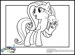 Fluttershy And Bunny Angel Coloring Pages Jpg 1500 1100 Buku Mewarnai Warna Buku
