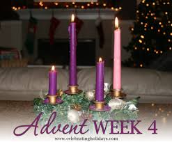 Advent Week 4 Scripture Reading Music And Candle Lighting Celebrating Holidays