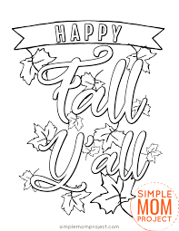 The spruce / wenjia tang take a break and have some fun with this collection of free, printable co. Free Printable Fall Coloring Pages Simple Mom Project