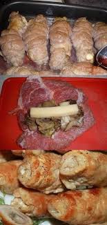 рулет из куриной грудке с грибами в духовке в фольге Svinye Rulety Prosto Super Cooking Recipes Recipes Pork Recipes