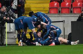Holeš´ equaliser set a draw at arsenal. Guzlfdugmr6jom