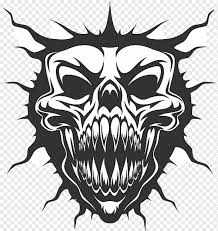 Unduh 94 gambar grafiti tengkorak hitam putih terbaik gratis. Black And White Skull Png Images Pngwing