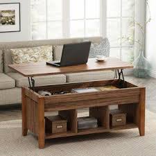 Andover Mills Naylor Lift Top Extendable Coffee Table With Storage Wayfair Shelves Modern Living Room Coffee Table Coffee Table With Hidden Storage