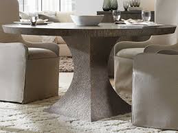 The coffee table and the leaves of the dining table have chipped away exposing the bare wood. Hooker Furniture Miramar Aventura Dark Wood 60 Wide Round Dining Table Hoo620275203dkw