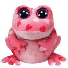 Ty Beanie Boos Smitten The Pink Frog Glitter Eyes Regular Size 6 Inch Bbtoystore Com Toys Plush Trad Beanie Boo Birthdays Boo Plush Ty Beanie Boos