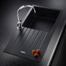Here are some of the top ranked kitchen sinks, with their own pros and cons. Rangemaster Andesite Ash Black 1 0 Bowl Igneous Granite Kitchen Sink