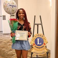 Congratulations to James Earl Rudder High School student, Kendall Gibson,  who was named the Bryan Noon Lions Club's CTE Student of the Month! We're  proud of you! Kendall is a senior at