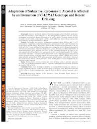Librivox is a hope, an experiment, and a question: Pdf Adaptation Of Subjective Responses To Alcohol Is Affected By An Interaction Of Gabra2 Genotype And Recent Drinking