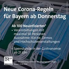 Nun dürfen sie ab dem 19. Br24 Updat Mit Einem Tag Verspatung Traten Die Neuen Regelungen Am Freitag 23 10 20202 In Kraft Https Www Br De Nachrichten Bayern Ab Jetzt Dunkelrot Der Corona Tag In Bayern Se9w9ju Ab Morgen Gibt Es In Bayern Einen Weiteren Corona Grenzwert